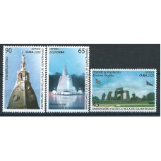 Cuba Correo 2020 Yvert 5937/39 ** Mnh 150 Aniversario de la ciudad de Guantanamo