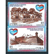 Cuba Correo 2020 Yvert 5940/41 ** Mnh Emisión Conjunta Cuba-Vietnam