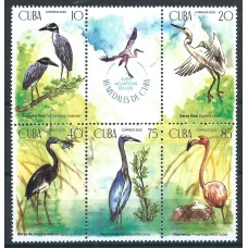 Cuba Correo 2020 Yvert 5948/52 ** Mnh Aves Acuaticas en los humedales de Cuba - Fauna