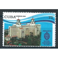 Cuba Correo 2020 Yvert 5960 ** Mnh 90 Años del Hotel Nacional