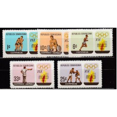 Dominicana - Correo 1968 Yvert 663A/C+A.200A/B * Mh  Olimpiadas Mexico