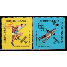 Dominicana - Correo 1971 Yvert 714+A.238 * Mh  Olimpiadas Munich