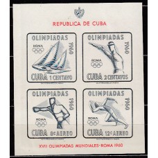 Cuba - Hojas 1960 Yvert 16 ** Mnh  Olimpiadas de Roma