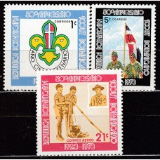 Dominicana - Correo 1973 Yvert 742/3+A.258 * Mh Boy Scouts