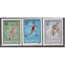 Dominicana - Correo 1990 Yvert 1077/9 ** Mnh Deportes