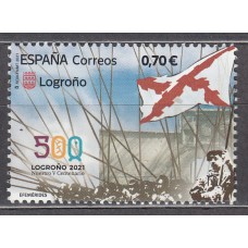 España II Centenario Correo 2021 Edifil 5494 ** Mnh Logroño