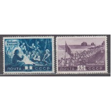 Rusia Correo 1948 Yvert 1283+1285 * Mh  Boy Scouts