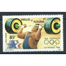 Wallis y Futuna Aereo Yvert 133 * Mh Deportes - Olimpiada Los Angeles - Halterofilia