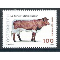 Austria Correo 2021 Yvert 3452 ** Mnh Vaca - Fauna