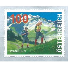 Austria Correo 2021 Yvert 3455 ** Mnh Senderismo de rollo