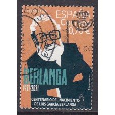 España II Centenario Correo 2021 Edifil 5495 usado  Luis Berlanga