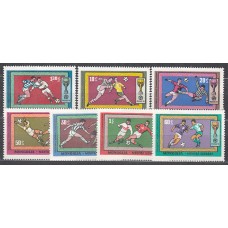 Mongolia - Correo 1970 Yvert 524/30 ** Mnh  Deportes fútbol