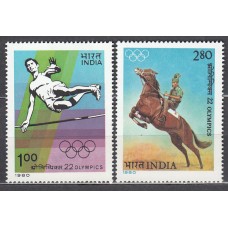 India - Correo Yvert 632/3 * Mh  Deportes