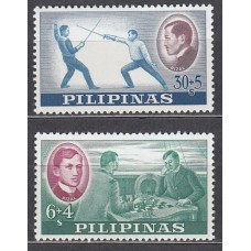 Filipinas - Correo 1962 Yvert 557/8 * Mh Deportes