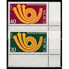 Alemania Federal Correo 1973 Yvert 618/9 ** Mnh Tema europa