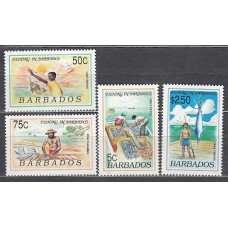 Barbados - Correo 1991 Yvert 808/11 ** Mnh Deportes pesca