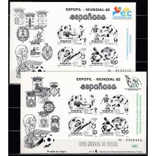 España II Centenario Pruebas Oficiales 2015 Edifil 120A/B con Sobrecarga