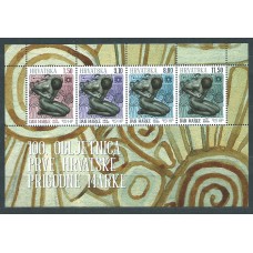 Croacia Hojas Yvert 71 ** Mnh Dia del Sello