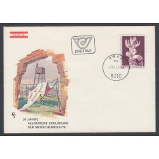 Austria Sobres Primer Dia FDC Yvert 1424 - Aniversario 1973