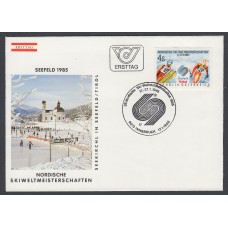 Austria Sobres Primer Dia FDC Yvert 1630 - Deportes 1985