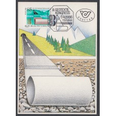 Austria Tarjetas Máximas Yvert 1673 - Geotextil 1986