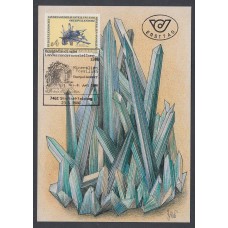 Austria Tarjetas Máximas Yvert 1679 - Minerales 1986