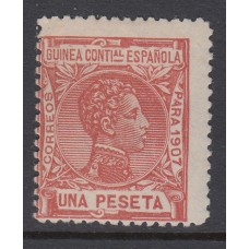 Guinea Sueltos 1907 Edifil 53 * Mh