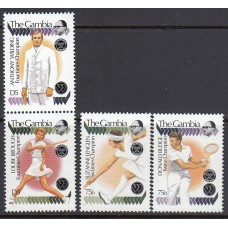 Gambia - Correo 1989 Yvert 885/8 ** Mnh  Deportes tenis