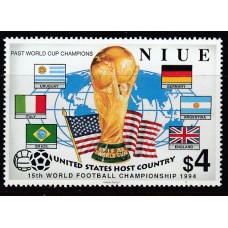 Niue - Correo Yvert 633 ** Mnh Deportes. Fútbol