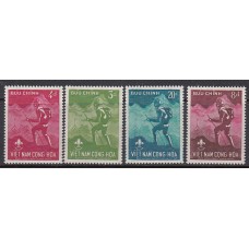 Vietnam del Sur - Correo Yvert 126/9 * Mh Scoutismo