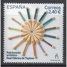 España II Centenario Correo 2021 Edifil 5512 ** Mnh  Fábrica de tapices