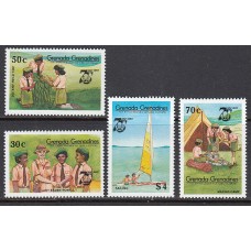 Grenada-Grenadines - Correo Yvert 579/82 * Mh Scoutismo