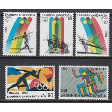 Grecia - Correo 1992 Yvert 1779/83 * Mh Olimpiadas de Barcelona