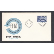 Finlandia Sobre Primer Dia FDC Yvert 589 - EFTA - 1967