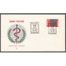 Finlandia Sobre Primer Dia FDC Yvert 609 - Cruz Roja - 1968