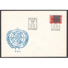 Finlandia Sobre Primer Dia FDC Yvert 609 - Cruz Roja - 1968