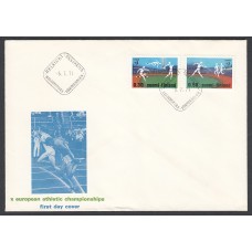 Finlandia Sobre Primer Dia FDC Yvert 659/660 - Deportes Atletismo 1971