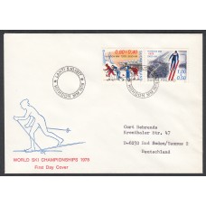 Finlandia Sobre Primer Dia FDC Yvert 780/781 - Deportes Invierno - 1978