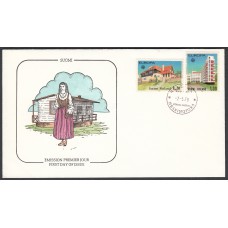 Finlandia Sobre Primer Dia FDC Yvert 788/789 - Arquitectura Finesa - 1978