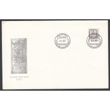 Finlandia Sobre Primer Dia FDC Yvert 972 - Helsinki - 1987