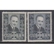 Austria - Correo 1934 Yvert 459/60 * Mh Personaje