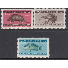 Colombia - Aereo 1960 Yvert 348/50 ** Mnh Fauna