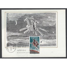 España II Centenario Tarjetas Máximas 1966 Edifil 1749 - Astronautica