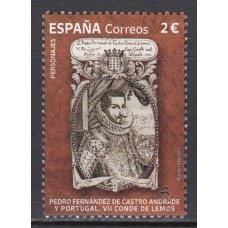 España II Centenario Correo 2021 Edifil 5530 ** Mnh  Pedro Fernandez de Castro