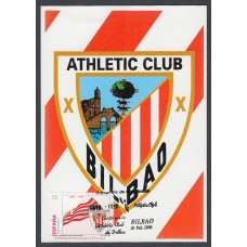 España II Centenario Tarjetas Máximas 1998 Edifil 3530 - Athletic Club Bilbao