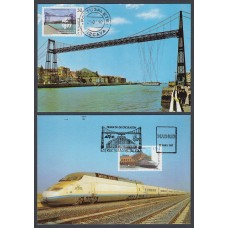 España II Centenario Tarjetas Máximas 1997 Edifil 3479/80 - Portugalete