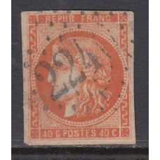 Francia - Correo 1870 Yvert 48 Usado - Bonito