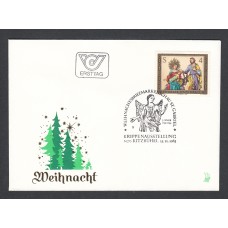 Austria Sobres Primer Dia FDC Yvert 1588 - Navidad Religión 1983