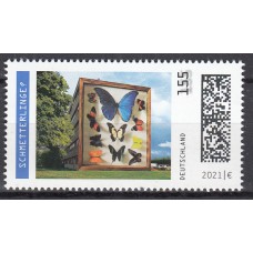 Alemania Federal Correo 2021 Yvert 3408 ** Mnh Movimiento - Fauna - Mariposas