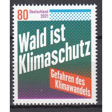 Alemania Federal Correo 2021 Yvert 3413 ** Mnh Cambio Climatico